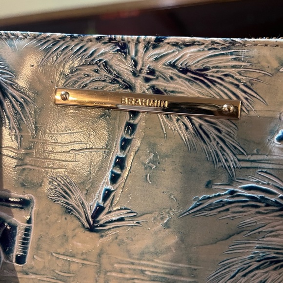 Brahmin Copa Cabana Sky Blue Leather Bag - Picture 2 of 14